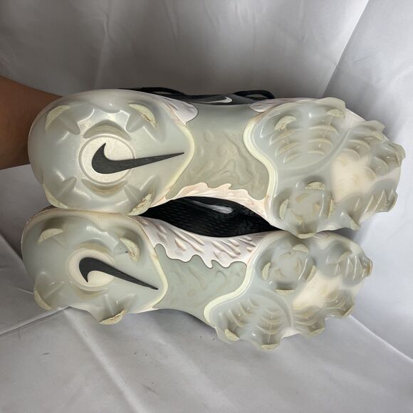 Nike Alpha Huarache Elite 4 MCs Baseball Cleats FD6221-010 Size 13 Black - Picture 6 of 10